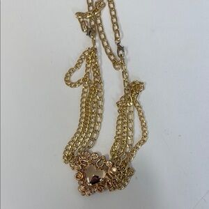 Elegant Gold Heart Pendant Necklace